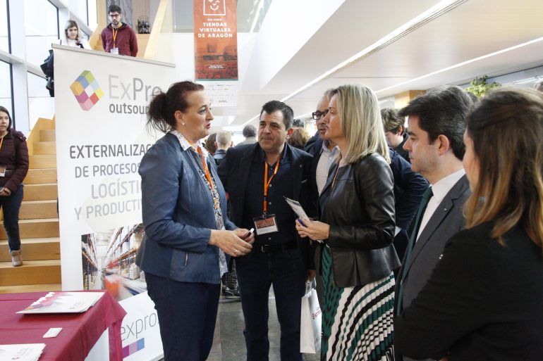 Empresas y estudiantes conocen en la XIII Feria de Tiendas Virtuales de Huesca las últimas tendencias del comercio electrónico