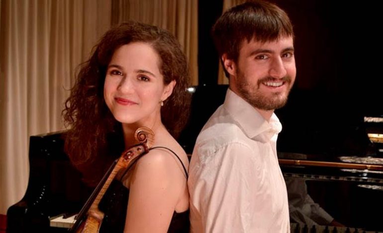 Concierto en Huesca del Dúo de violín y piano Olite-Pellejer