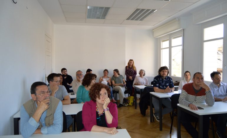 El coLABORATORIO Coworking Cultural fomenta las redes entre ocho empresas oscenses