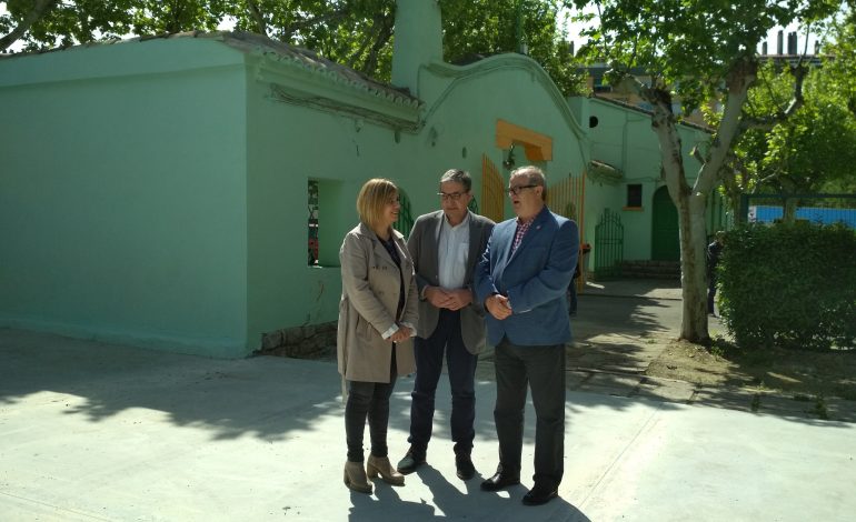 El Ayuntamiento y el Gobierno de Aragón presentan las mejoras que se van a realizar en el cámping San Jorge