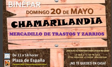 Chamarilandia, el mercado de objetos usados de Binéfar, se celebrará el 20 de mayo