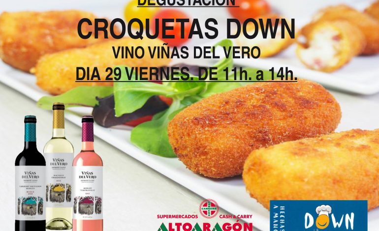 Las croquetas artesanales de Down Huesca llegan este viernes al consumidor de Barbastro