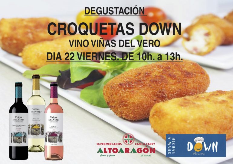 Las croquetas artesanales de Down Huesca llegan este viernes al consumidor de Sabiñánigo