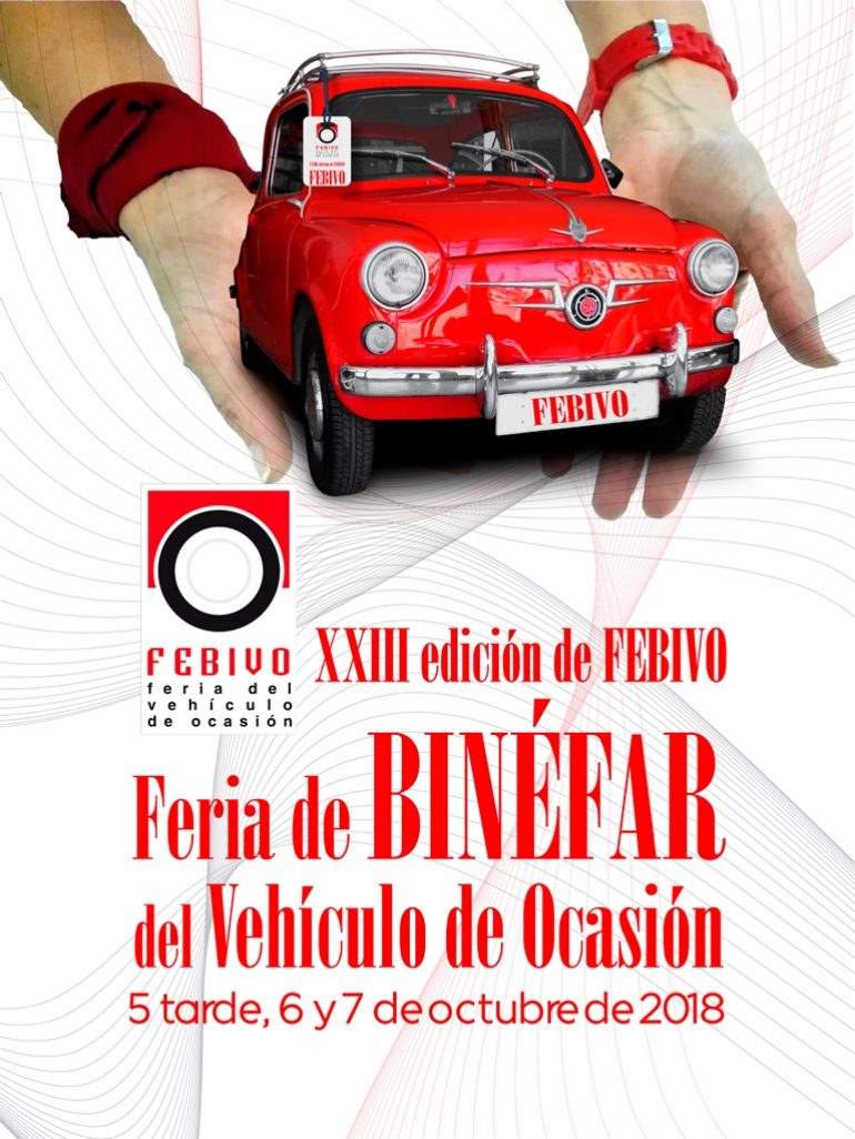 La Feria de Binéfar del Vehículo de Ocasión 2018 ya tiene cartel anunciador