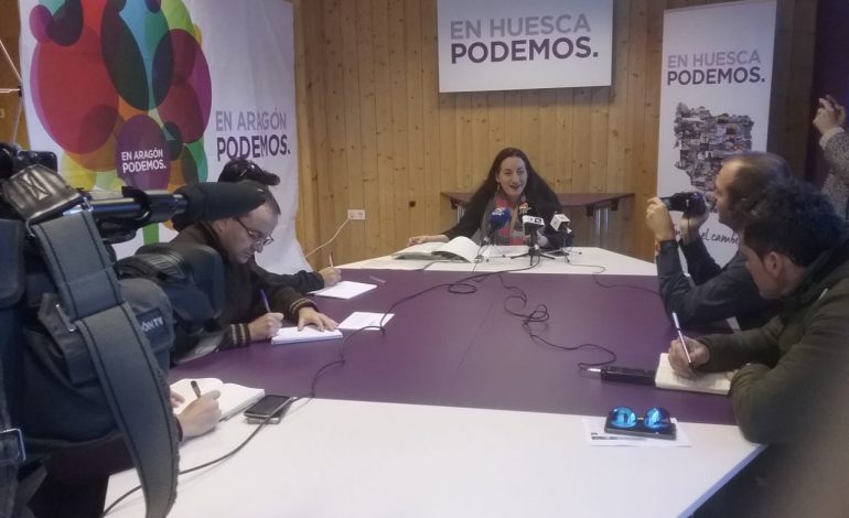 Podemos denuncia la situación alarmante de 34 municipios de Aragón