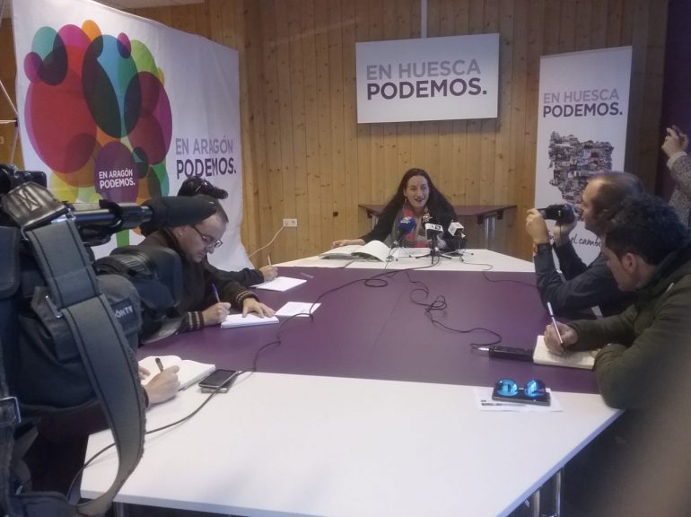 Podemos denuncia la situación alarmante de 34 municipios de Aragón