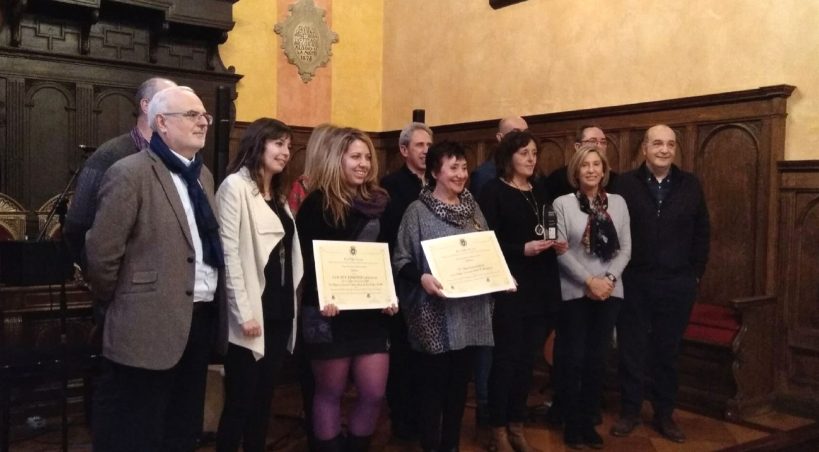 Elena Gusano Galindo y el CRA Alta Ribagorza recogen los premios Pedro Lafuente de Huesca