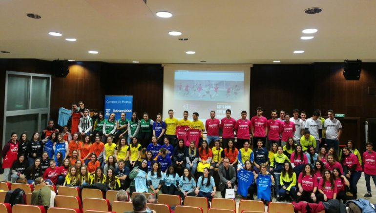 La reivindicación del deporte femenino protagoniza la presentación de las competiciones universitarias en el Campus de Huesca