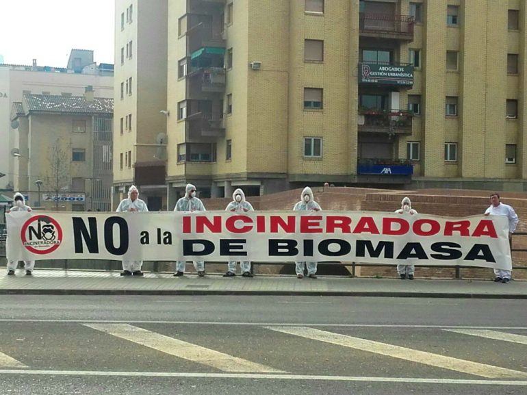 Ecologistas en Acción interpone recurso de alzada contra la propuesta de Red de Calidad del Aire presentada por Solmasol para la Incineradora de Biomasa de Monzón