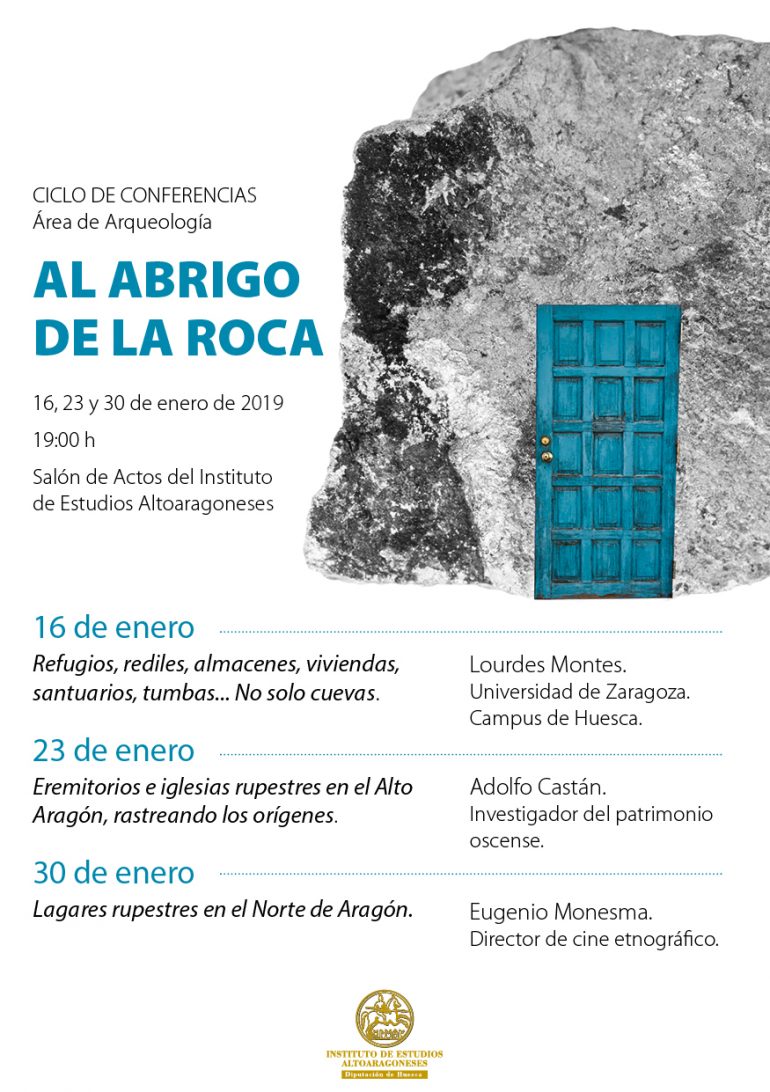 Ciclo de conferencias ‘Al abrigo de la roca’ en el Instituto de Estudios Altoaragoneses de Huesca