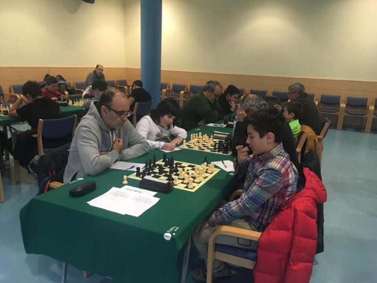 4ª ronda del campeonato de Aragón de ajedrez por equipos