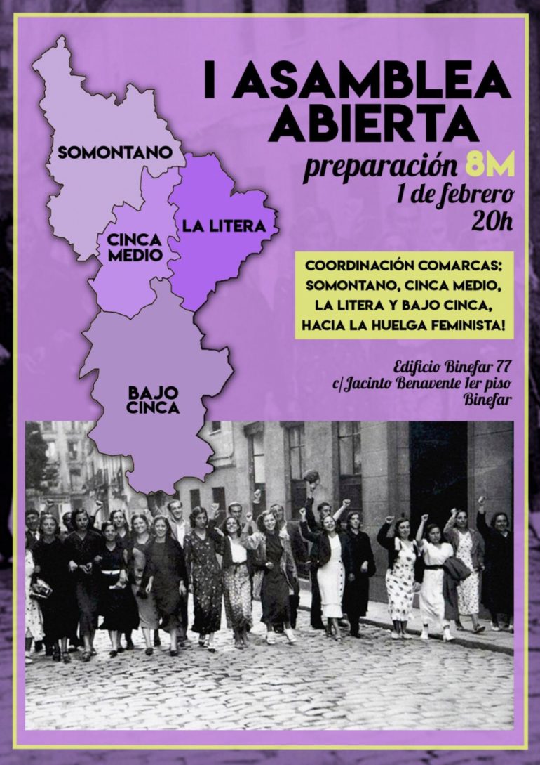 Queda constituido el territorio 8M Huesca Oriental