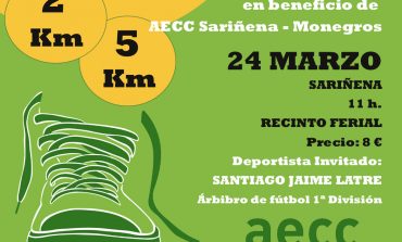 Cuenta atrás para la VI Carrera Solidaria en beneficio de la Asociación contra el Cáncer Sariñena-Monegros