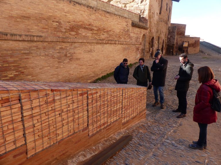 Ultiman las obras de mejora de la seguridad en el castillo de Monzón