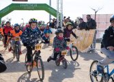 La Liga Provincial de la Bici alcanza su ecuador en Binéfar con más de una decena de colegios participantes en cada prueba