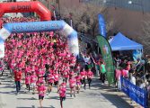 Gran ambiente y participación en la VI Carrera solidaria en beneficio de la Asociación Española contra el Cáncer celebrada en Sariñena con casi mil inscritos