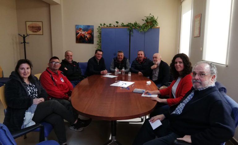 Reunión del portavoz del PSOE en materia de Vertebración, Movilidad y Vivienda