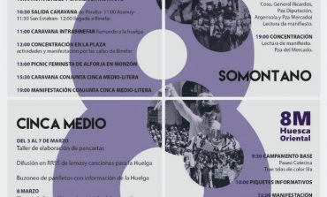 La asamblea 8M Huesca propone distintas acciones en relación al día 8 de marzo