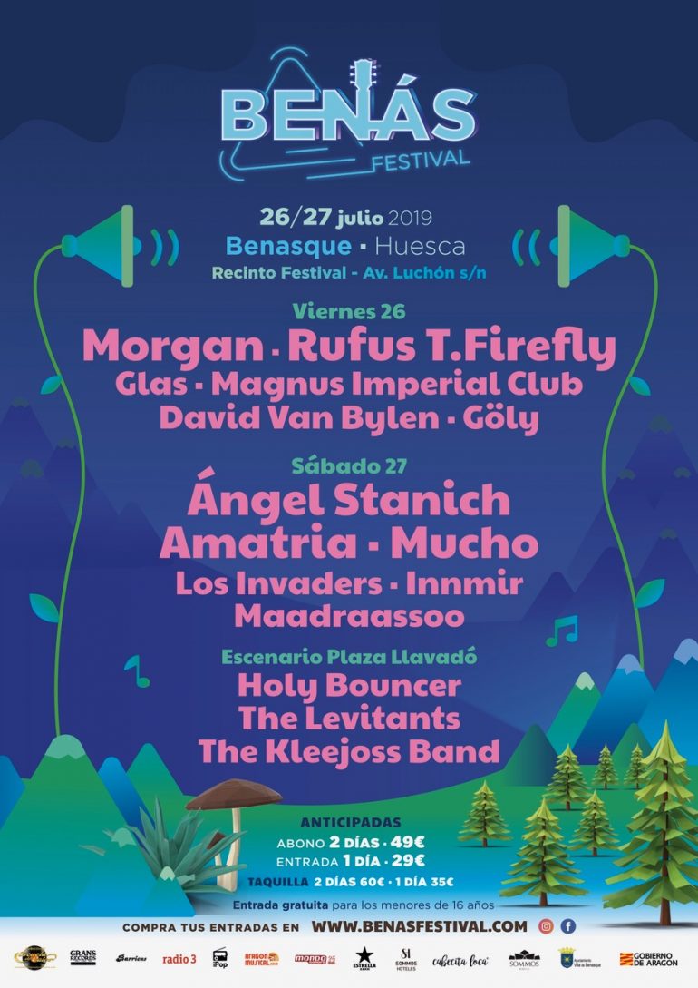 El Benás Festival desvela su cartel por días y  cambia el precio de sus abonos