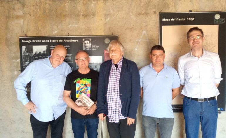 La leyenda viva del ajedrez, Vlastimil Hort, visitó la Ruta Orwell en la Sierra de Alcubierre