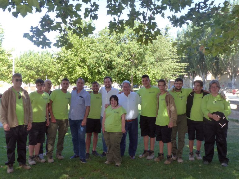 Alumnos de la escuela taller del Reina Sofía de Monzón harán prácticas en dos jardines municipales