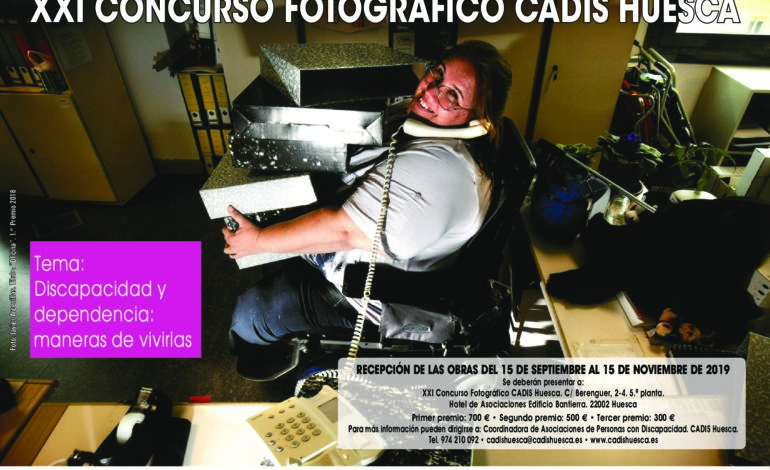 CADIS Huesca convoca su concurso fotográfico con el lema 'Discapacidad y dependencia: maneras de vivirlas'