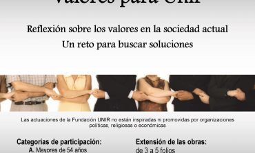 VII PREMIO INTERGENERACIONAL DE ENSAYO Y RELATO BREVES: TEMA “VALORES PARA UNIR”