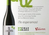 Presentación del vino Cruz, el crianza solidario de Cruz Blanca