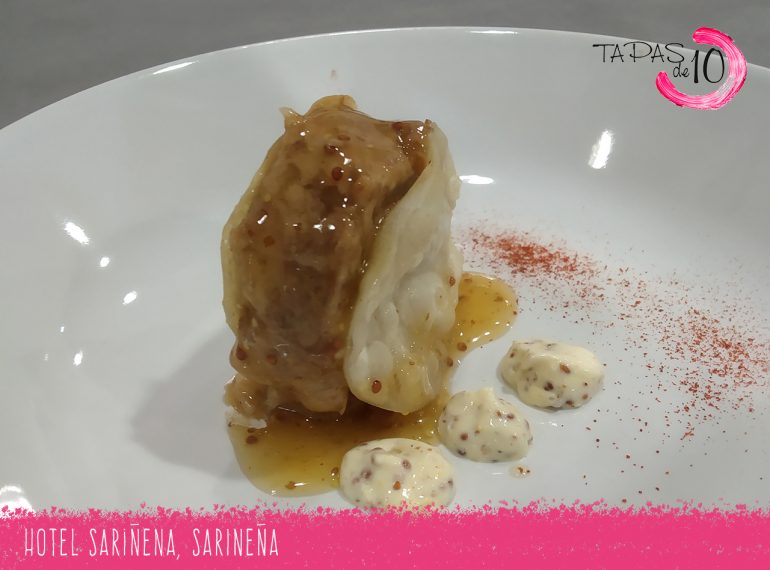 El Hotel Sariñena gana el concurso Tapas de 10 en la Comarca de Monegros con la tapa “Costilla melosa con aromas de Monegros”