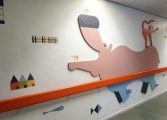El área pediátrica del Hospital San Jorge de Huesca luce nueva decoración