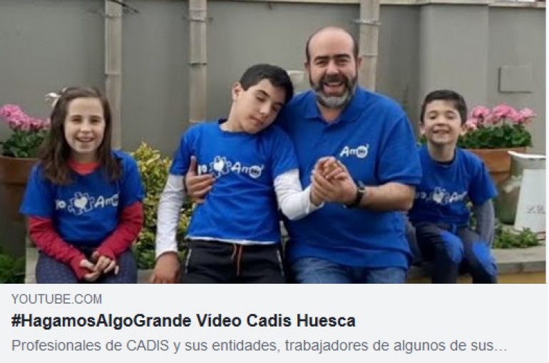 ‘Hagamos algo grande’, la propuesta de CADIS Huesca y sus entidades ante la crisis del coronavirus