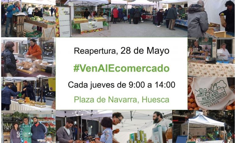 VUELVE EL MERCADO AGROECOLÓGICO DE HUESCA