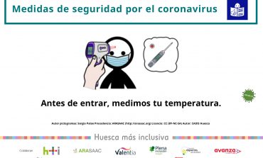 Carteles accesibles y disponibles para todos con las medidas de seguridad por el COVID-19