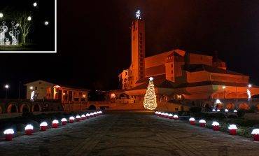 Encendido navideño en Torreciudad