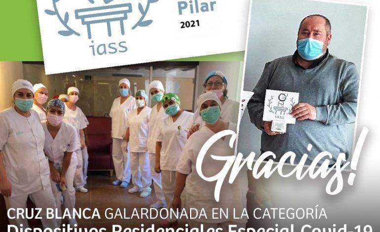 Cruz Blanca Aragón premiada en los IV Premios Cuarto Pilar