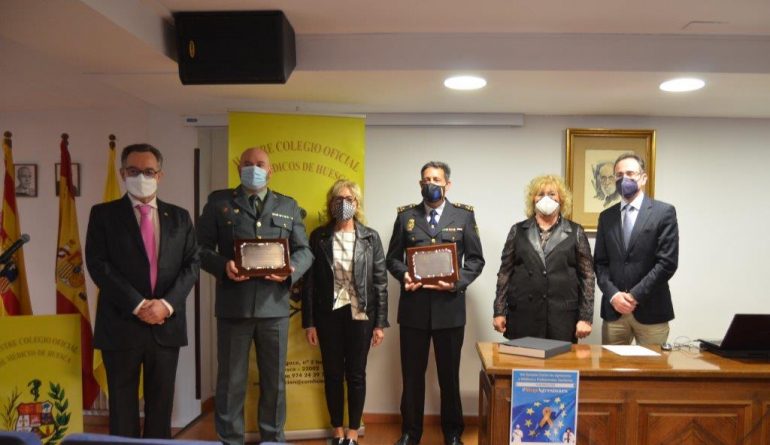 El Colegio de Médicos de Huesca reconoce el apoyo de los Interlocutores Policiales Sanitarios para erradicar las agresiones a sanitarios