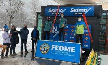 Los aragoneses Óscar Díez, Jorge Catalán y Miguel Arruego conquistan en la copa de España de Esquí de Montaña