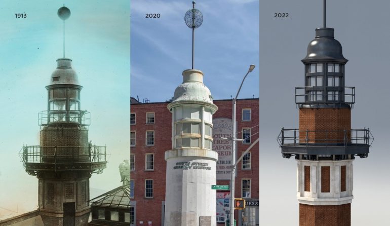 Se reconstruye el «Faro del Titanic» en el Puerto de Nueva York