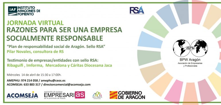 AMEPHU y ACOMSEJA organizan la charla virtual ‘Razones para ser una empresa socialmente responsable’