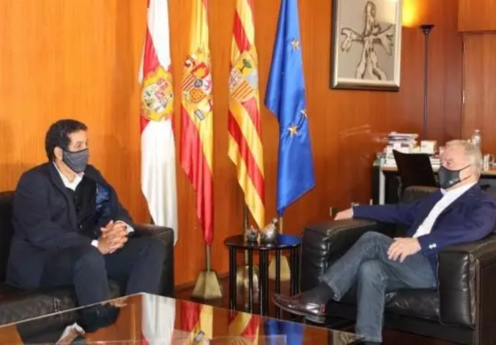 El presidente de la DPH recibe al Delegado del Frente Polisario para España