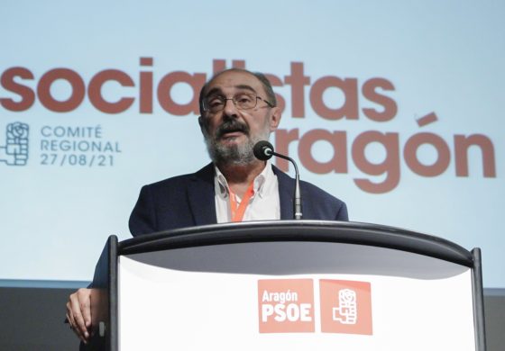 JAVIER LAMBÁN ANUNCIA QUE SE PRESENTARÁ A LA REELECCIÓN COMO SECRETARIO GENERAL DEL PSOE ARAGÓN EN EL 17º CONGRESO DEL 6 Y 7 DE NOVIEMBRE