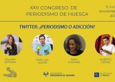 La relación entre los periodistas y Twitter protagoniza una de las mesas redondas del Congreso de Periodismo de Huesca