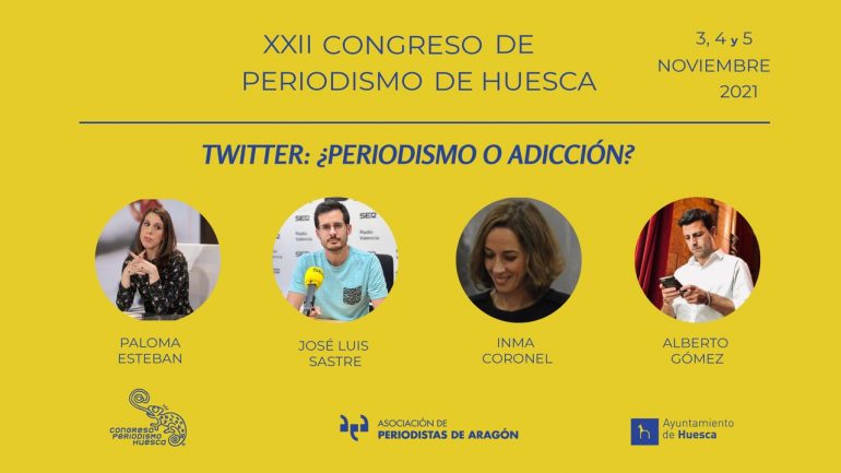 La relación entre los periodistas y Twitter protagoniza una de las mesas redondas del Congreso de Periodismo de Huesca