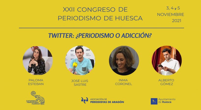 La relación entre los periodistas y Twitter protagoniza una de las mesas redondas del Congreso de Periodismo de Huesca