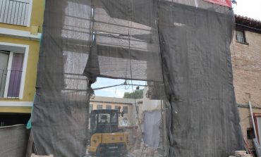 La Plataforma para la Defensa del Patrimonio de Huesca exige responsabilidades por el derrumbe de la calle San Jorge