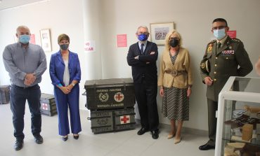 Inaugurada la nueva sala dedicada a material sanitario en el Centro de Interpretación de la Guerra Civil en Aragón ubicado en Robres