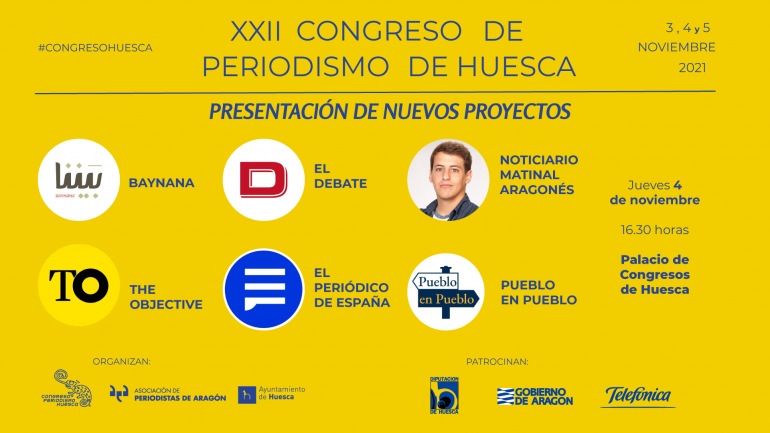 Un telediario aragonés en Twitter o una revista digital en árabe son algunos de los proyectos novedosos del Congreso de Huesca