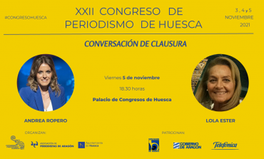 Andrea Ropero clausurará el XXII Congreso de Periodismo de Huesca