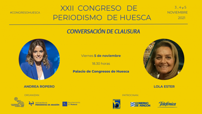 Andrea Ropero clausurará el XXII Congreso de Periodismo de Huesca