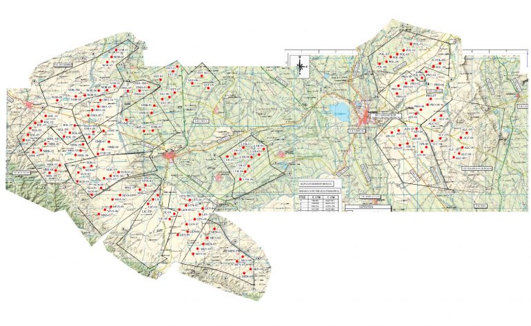 CHA alerta del impacto de los 19 parques eólicos proyectados en Monegros con un total de 171 aerogeneradores